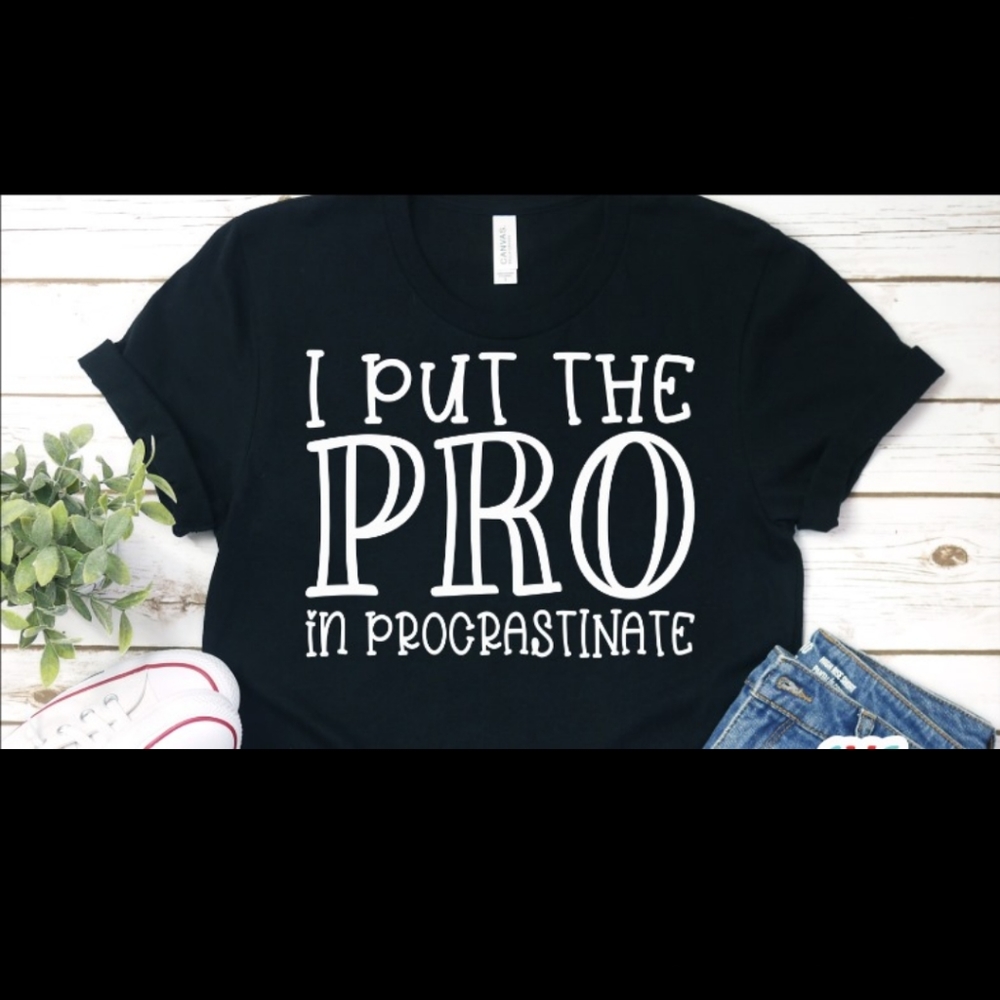 Procrastinate t-shirt